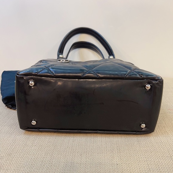 Chanel Black Quilted Leather Petite Paris Biarritz Shopping Tote Bag - Picture 2 of 8